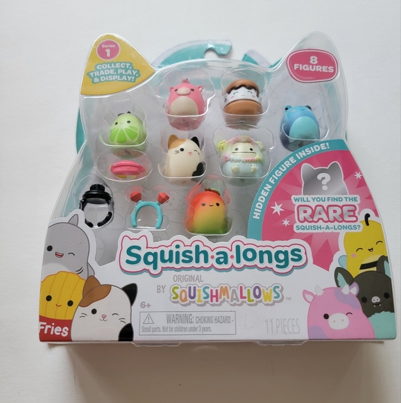 New! Squish-a-longs Squishmallows rings and mini characters - Picture 2 of 13